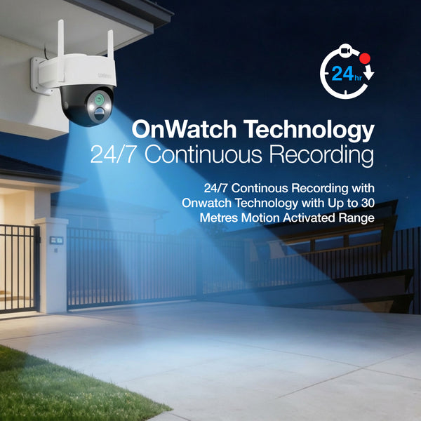 Uniden App Cam SOLO X2K PT Pro Kit OnWatch 24/7 continuous recording Australia