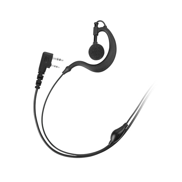 Uniden ACC755 earpiece microphone with ear hook and PTT button Australia