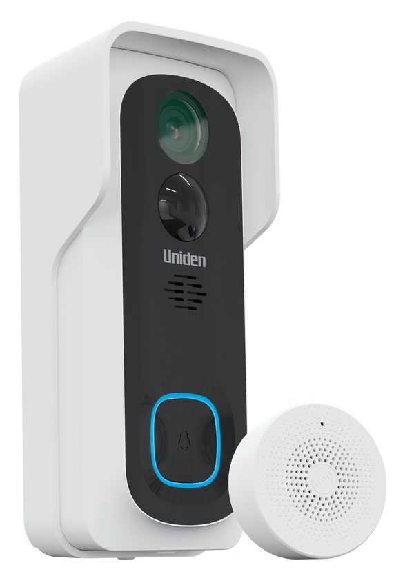 Uniden App Cam SOLO X2K video doorbell camera with wireless chime Australia