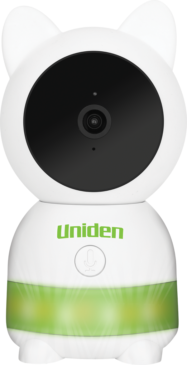 Uniden BW618PTR white and green pan tilt baby camera Australia
