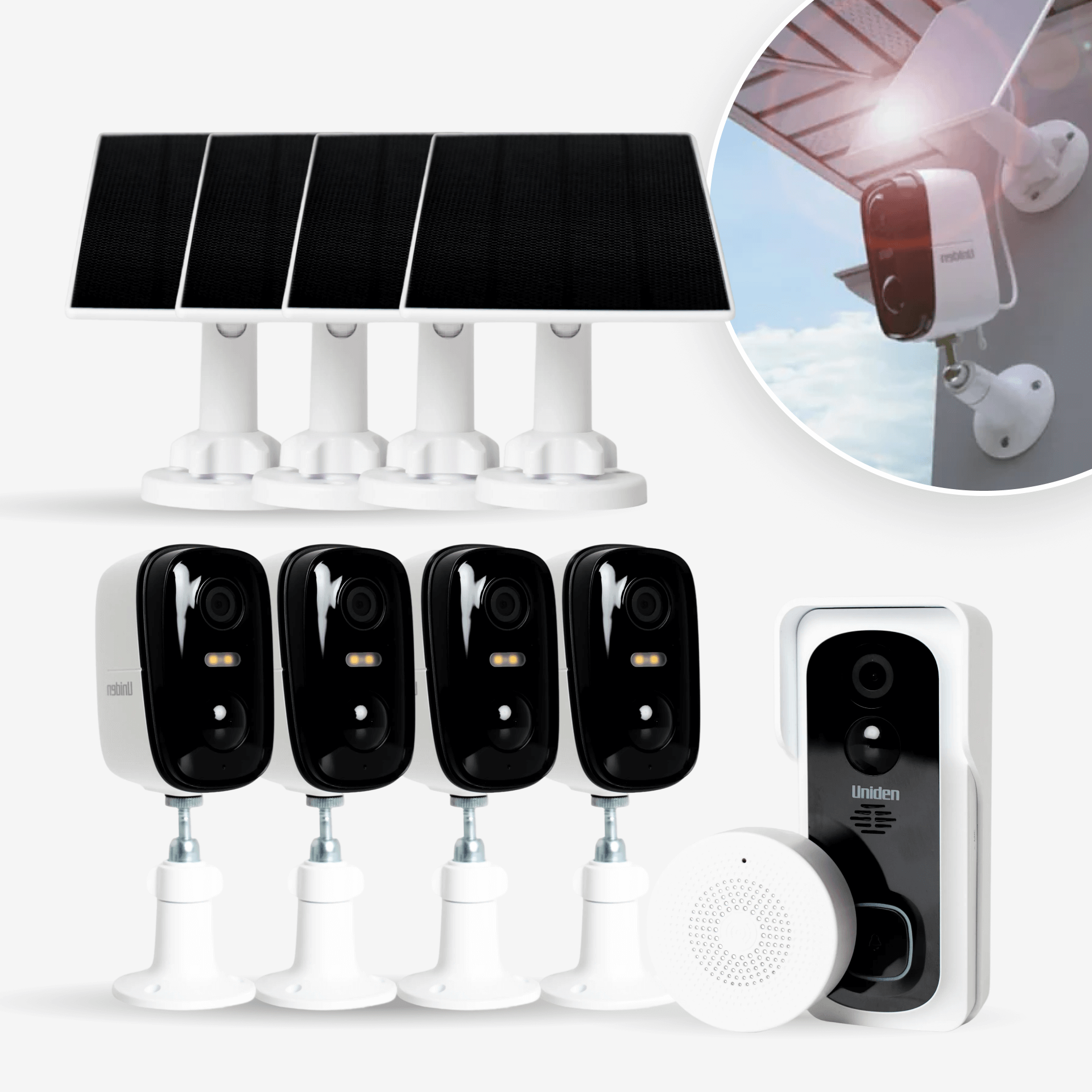Complete DIY Home Security Solar Power Bundle