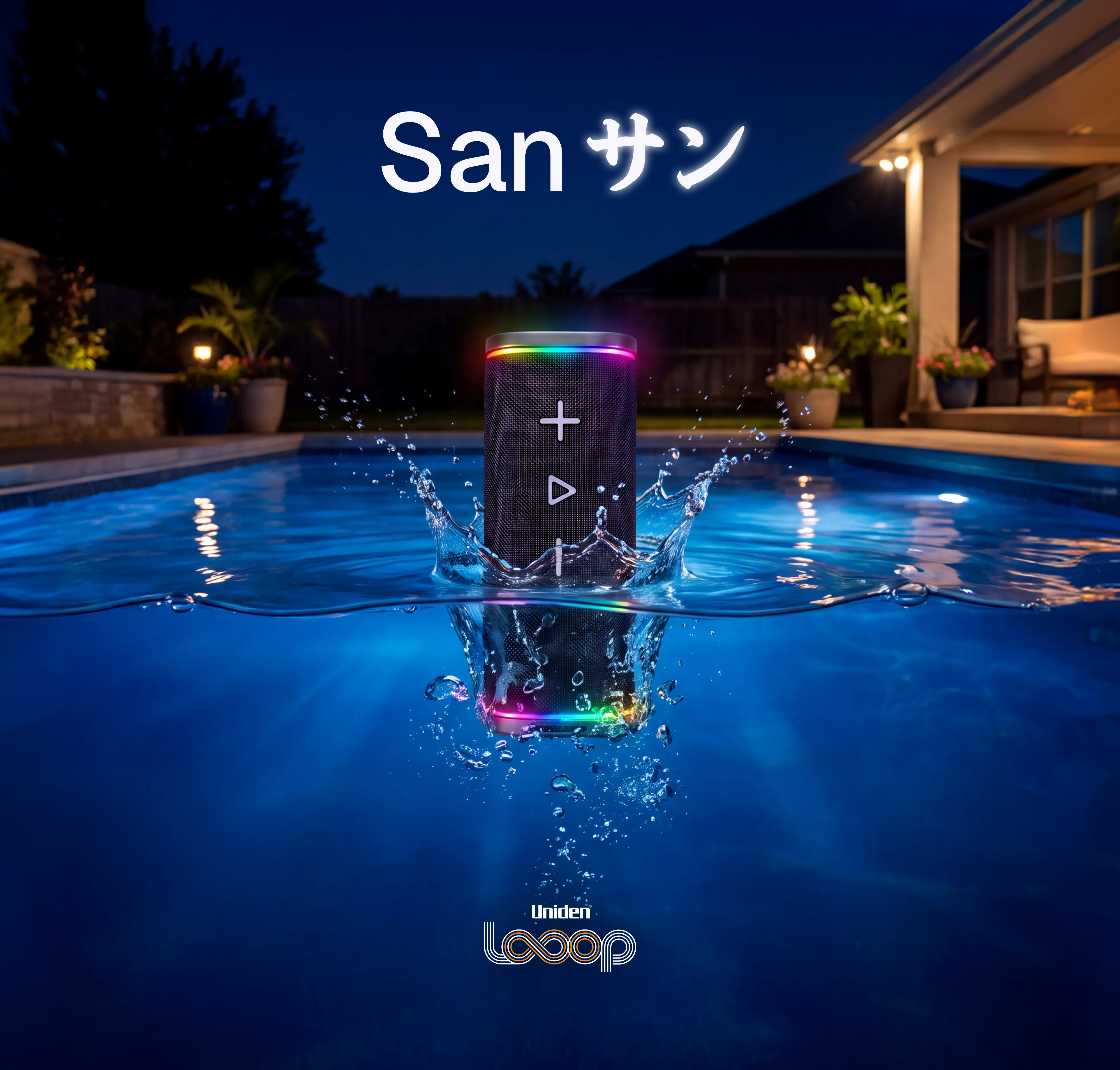 Uniden Looop San 50W Waterproof Speaker & Power Bank