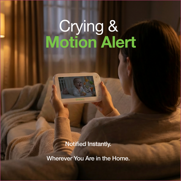 Uniden BW4501 baby monitor with crying and motion alerts Australia