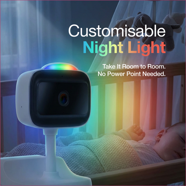 Uniden BW4501 baby monitor with customisable night light camera Australia