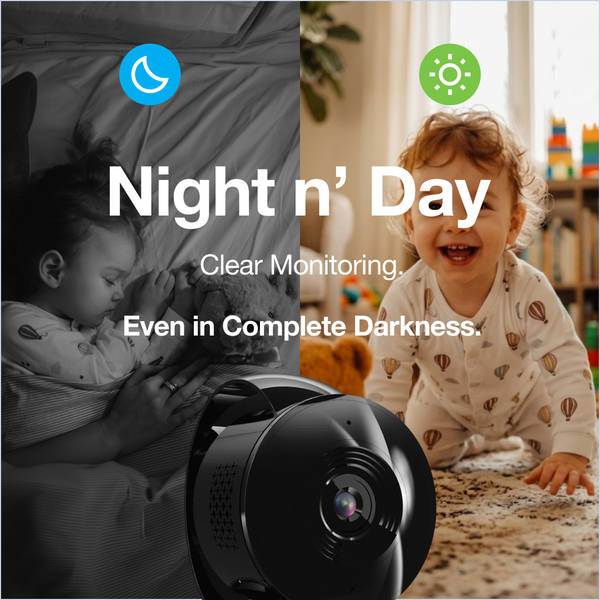 Uniden App Cam X24B indoor camera with night vision for clear viewing in the dark Australia