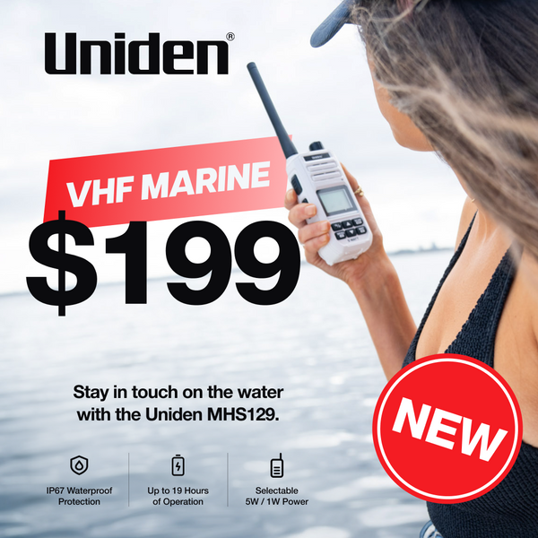 MHS129 5W Waterproof Handheld VHF Marine Radio