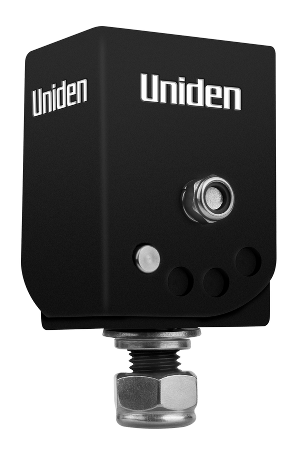 Uniden MBU-05BK black UHF antenna mount bracket angled view Australia