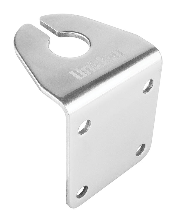 Uniden MGU-02 stainless steel antenna mount bracket angled view Australia