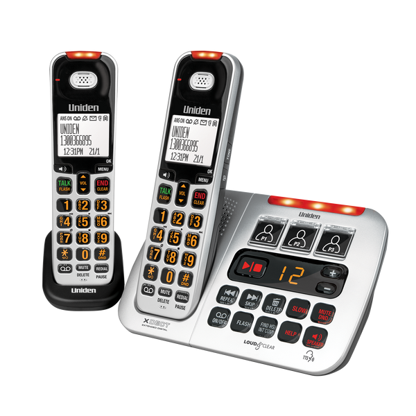 Uniden SS E45 digital cordless phone with 2 handsets and answering system Australia