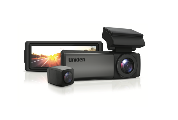 Uniden iGO CAM 63R dash cam kit with front camera, display and rear camera Australia