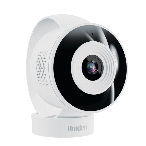 Uniden App Cam X24 white fisheye indoor Wi-Fi security camera Australia