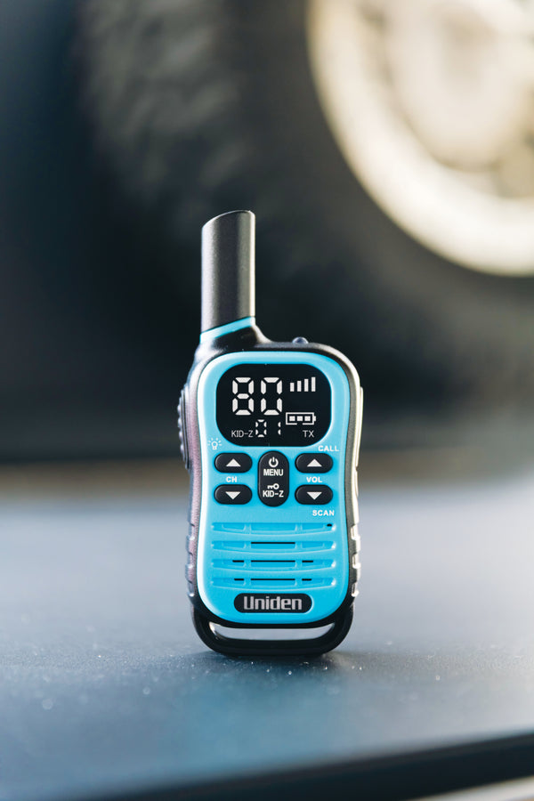 Uniden UH45-4 Max blue UHF CB walkie talkie outdoor lifestyle Australia