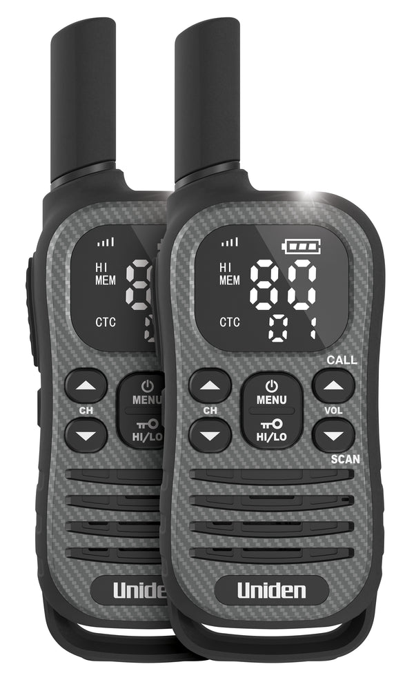 Uniden UH620-2 Max twin pack 80-channel UHF CB handheld radios Australia