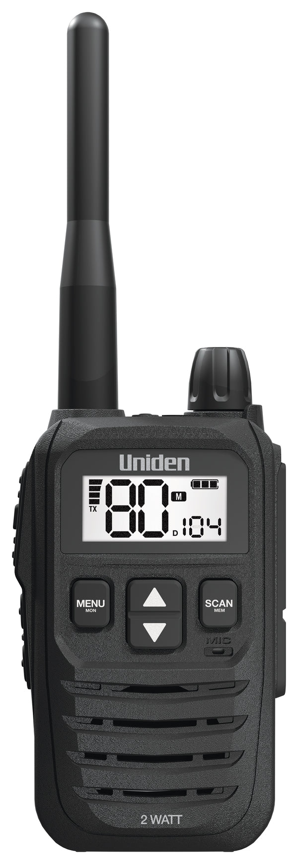 X76 In-Vehicle UHF Radio + Antenna + UH825 2-Watt UHF Radio