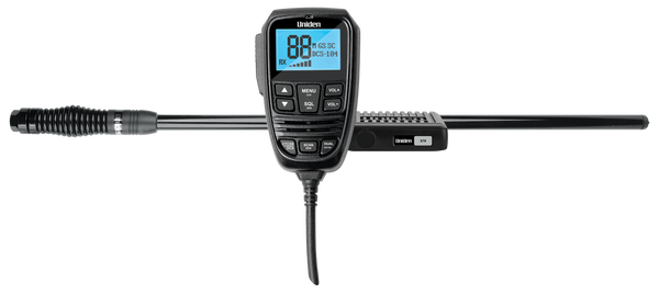 Uniden X76 essentials pack UHF CB radio with controller mic and antenna Australia