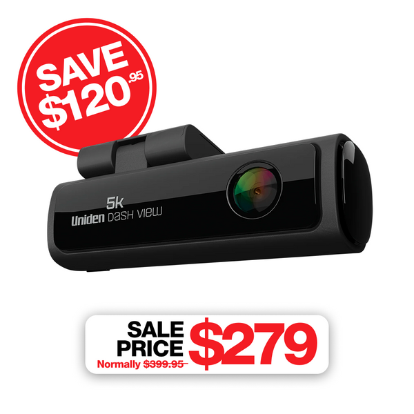 Uniden Dash View 60+ 5K Ultra HD Wi-Fi dash cam on sale Australia