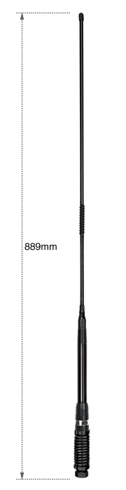 Uniden AT850BK black UHF CB antenna Australia