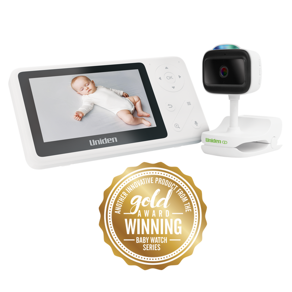 Uniden BW4501 baby monitor with parent screen and clip-on baby camera Australia