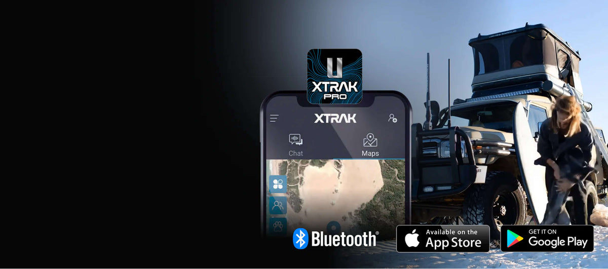 XTRAK 50 | Pro 5 Watt Waterproof Smart UHF Handheld Radio with Large ...