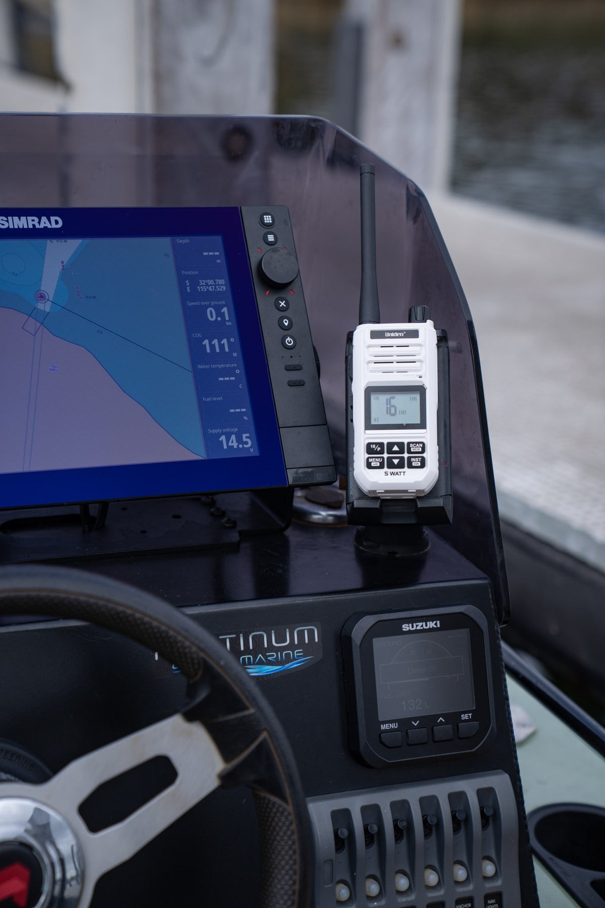 MHS129 5W Waterproof Handheld VHF Marine Radio