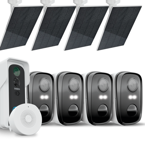 Complete DIY Home Security Solar Power Bundle collage image 1