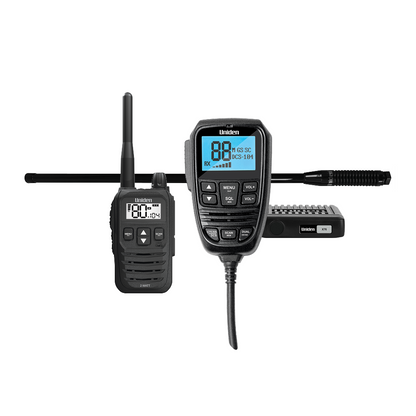 X76 In-Vehicle UHF Radio  + Antenna  + UH825 2-Watt UHF Radio