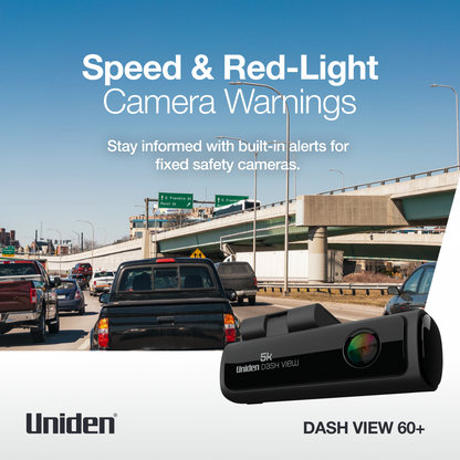 Dash View 60+ 5K WiFi Dash Cam