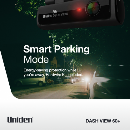 Dash View 60+ 5K WiFi Dash Cam
