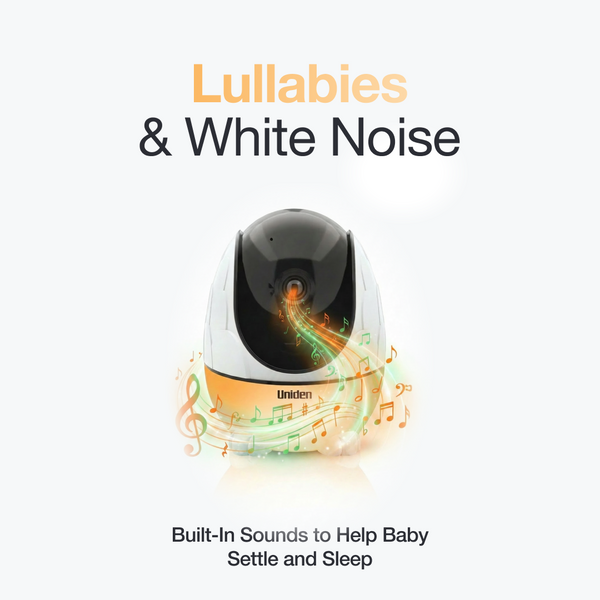 Uniden BW3531 baby monitor with built-in lullabies and white noise Australia