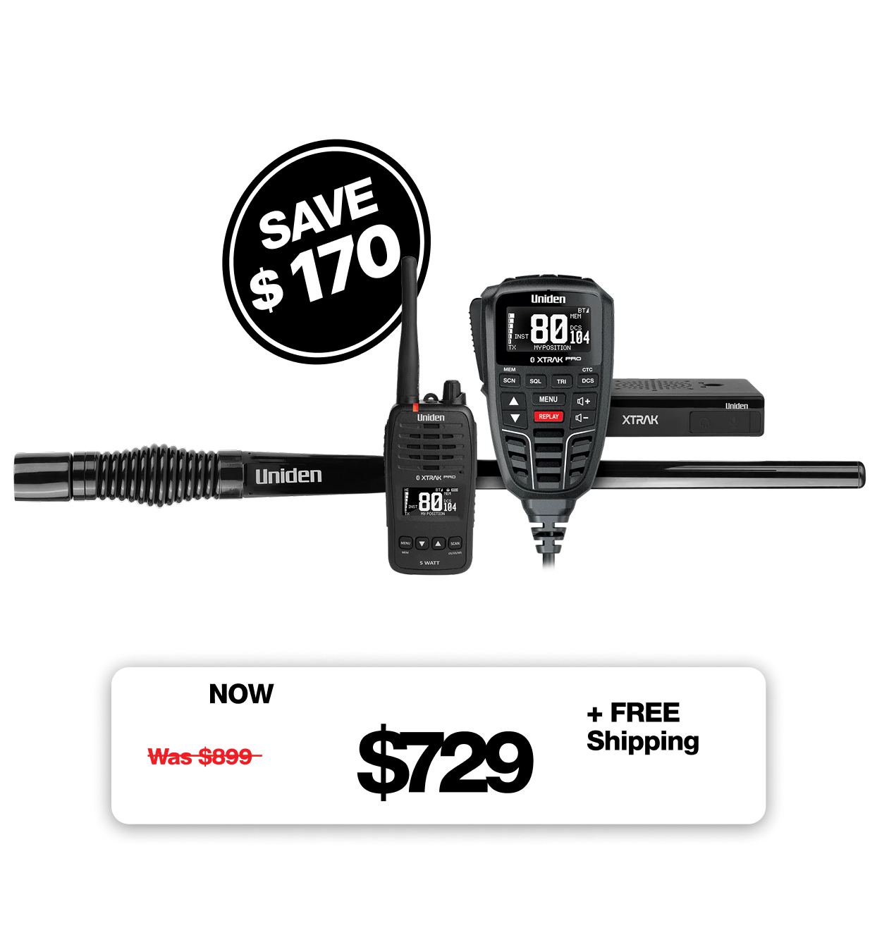 XTRAK 80 Pro Ultimate Pack - In Car & Handheld Bundle