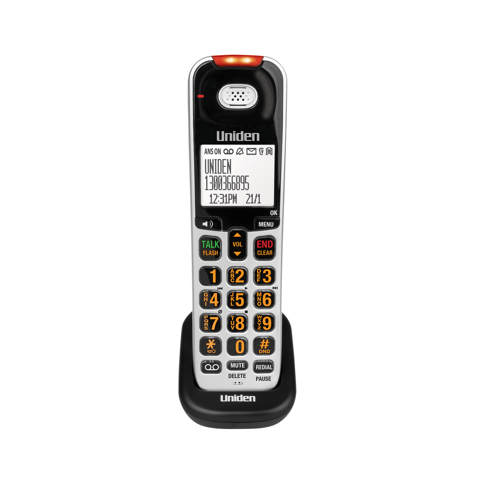 Uniden SS E45+1 Sight & Sound Twin Cordless Phone