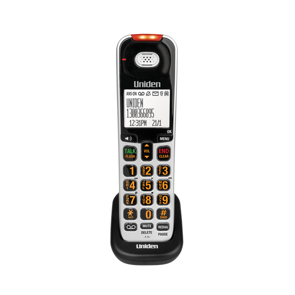 Uniden SS E45 cordless phone handset with backlit display Australia