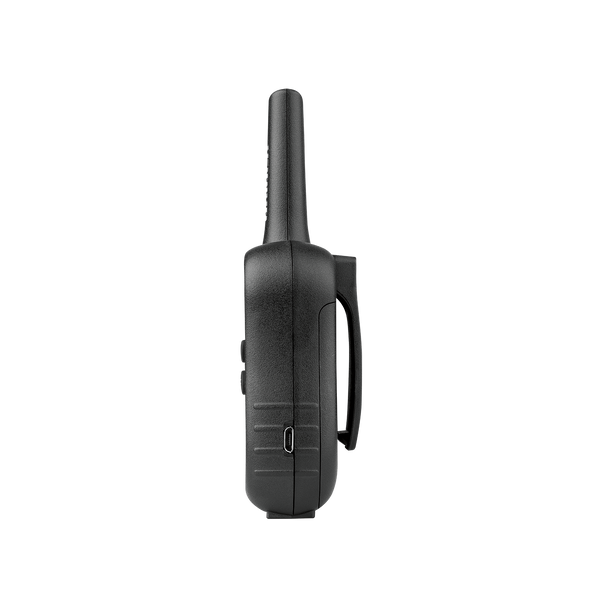 Uniden UH45-3 handheld UHF CB radio rear view with belt clip Australia