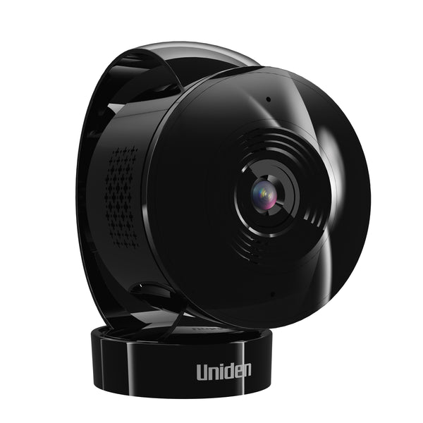 Uniden App Cam X24B black fisheye indoor Wi-Fi security camera Australia