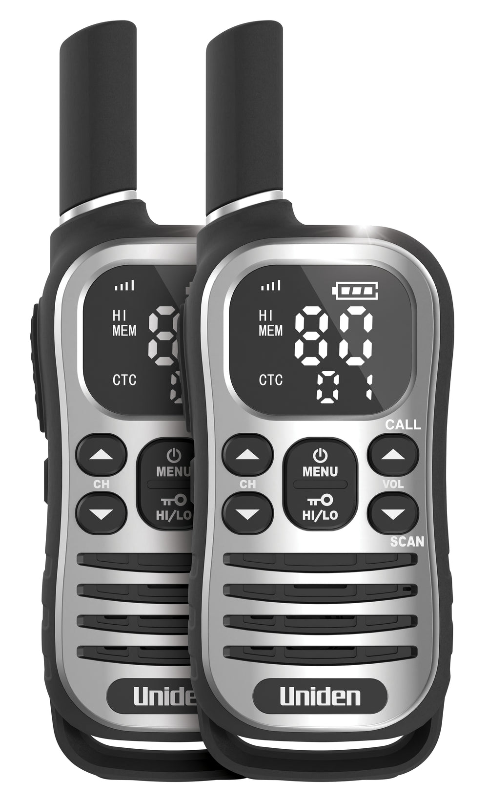 Uniden UH610-2 Max + A10 UHF CB Radio Pack – Compact 80 Channel