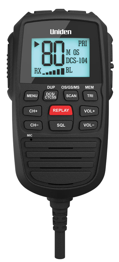Uniden X66+ LCD backlight colour options