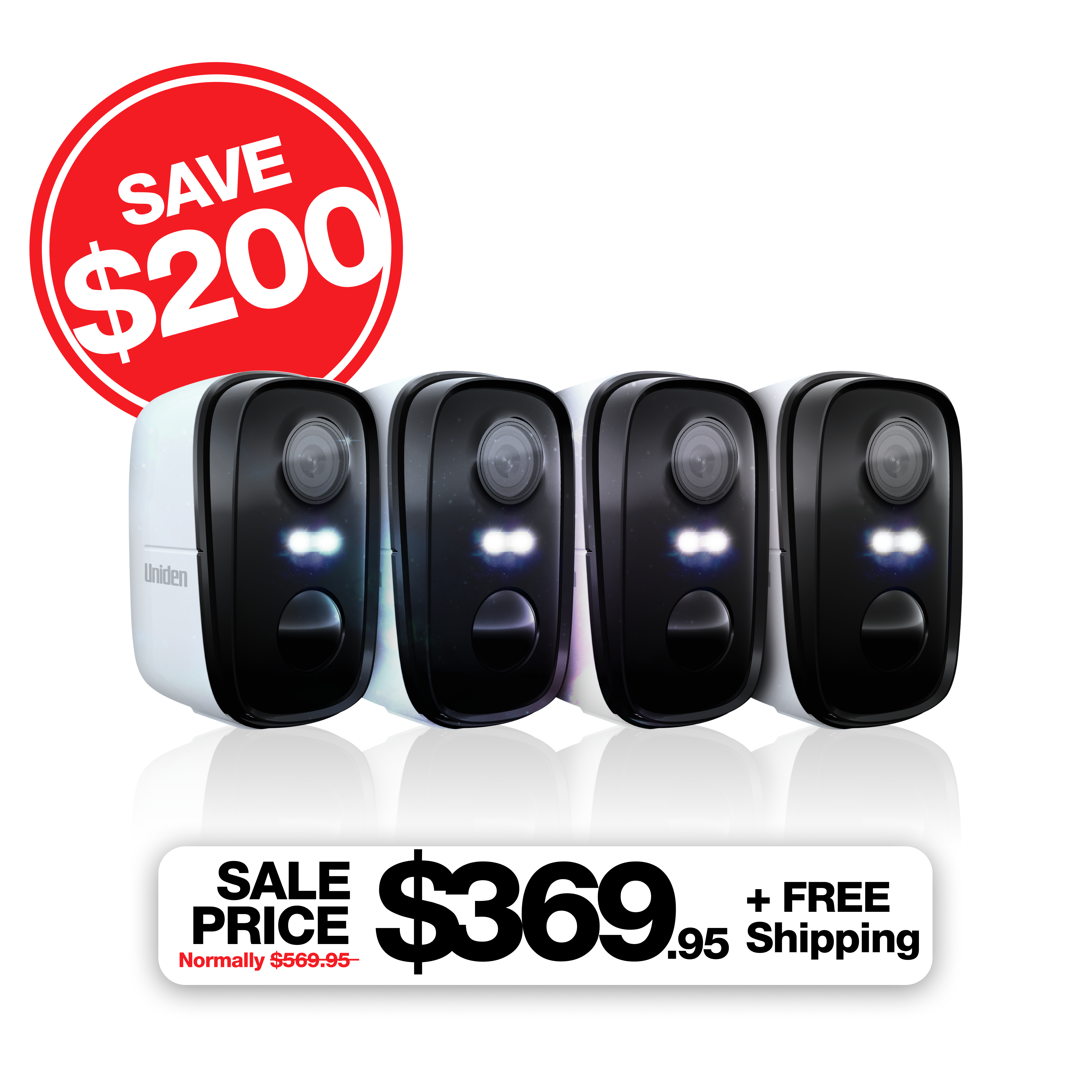 App Cam SOLO X2K-4 Pack - Complete Set