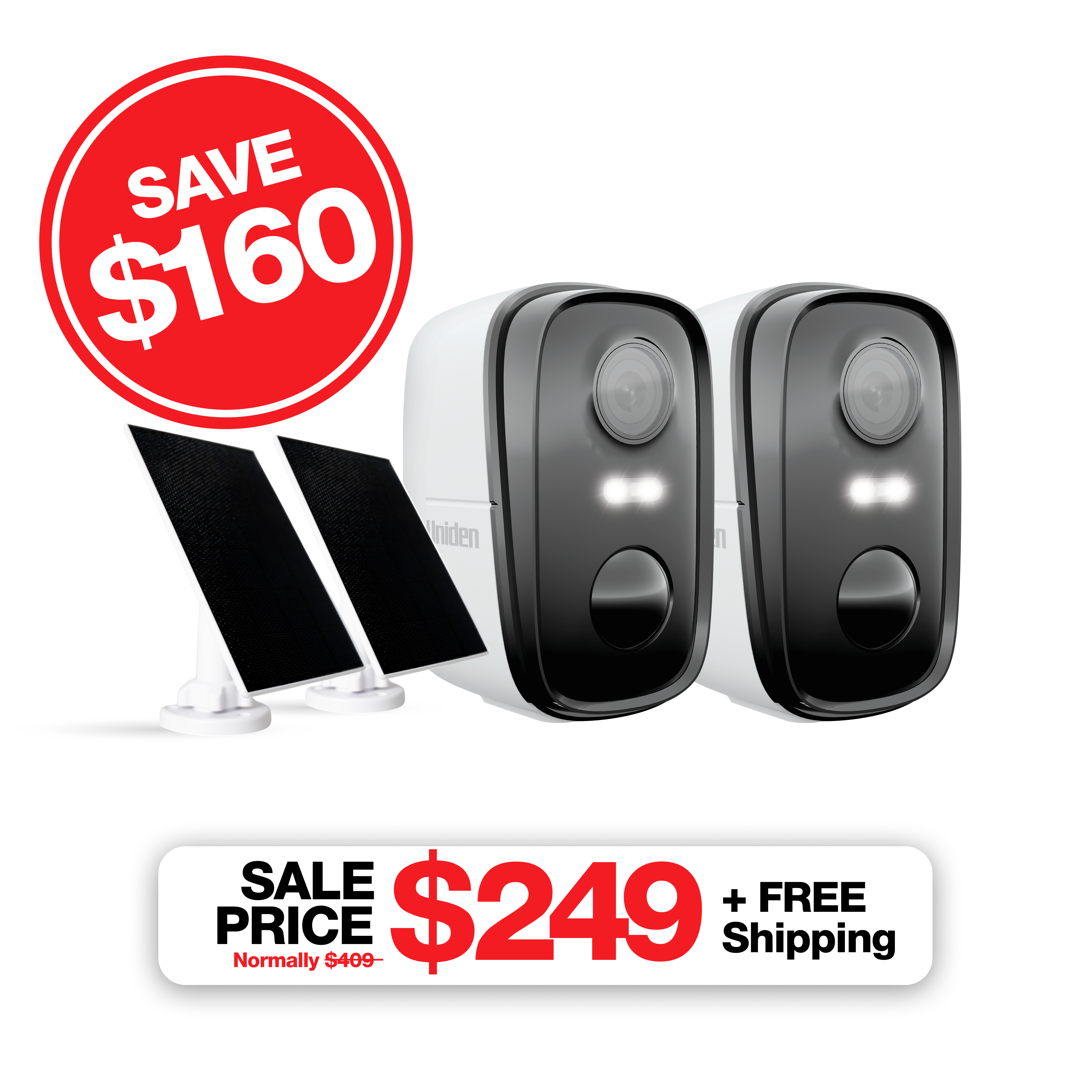 App Cam SOLO X2K-2 Security Camera and Solar Panel Complete Bundle