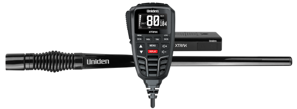 Uniden XTRAK 80 offroad pack UHF CB mobile radio with controller mic and antenna Australia