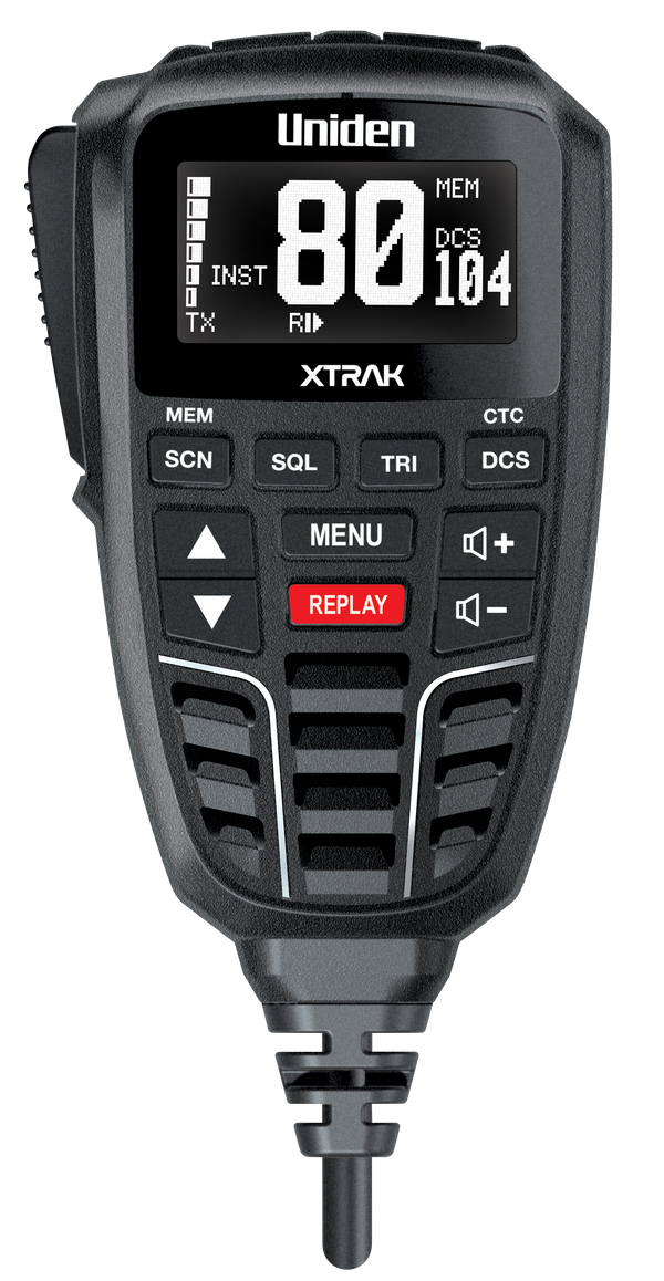 Uniden XTRAK 80 controller microphone with LCD channel display Australia