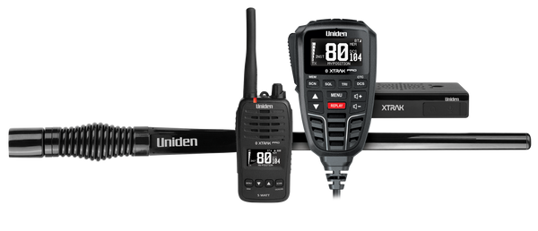 Uniden XTRAK 80 Pro ultimate pack in-car and handheld UHF CB radio combo Australia