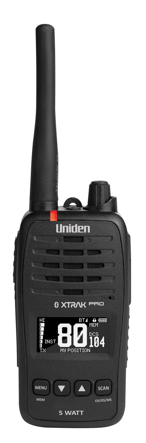 Uniden XTRAK 80 Pro handheld UHF CB radio Australia