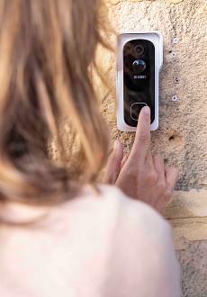 App Cam SOLO X2K Bell 100% WireFree Smart Door Bell By Uniden