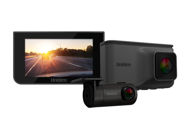 Uniden iGO CAM 45R dash cam kit with front camera, display and rear camera Australia