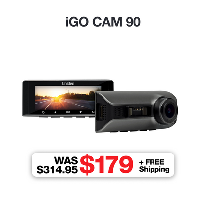 iGO CAM 90 - Smart Dash Cam With Front Camera
