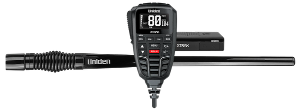 Uniden XTRAK 80 antenna pack UHF CB mobile radio with controller mic and antenna Australia