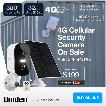 SOLO X2K 4G Plus | 4G Solar Security Camera