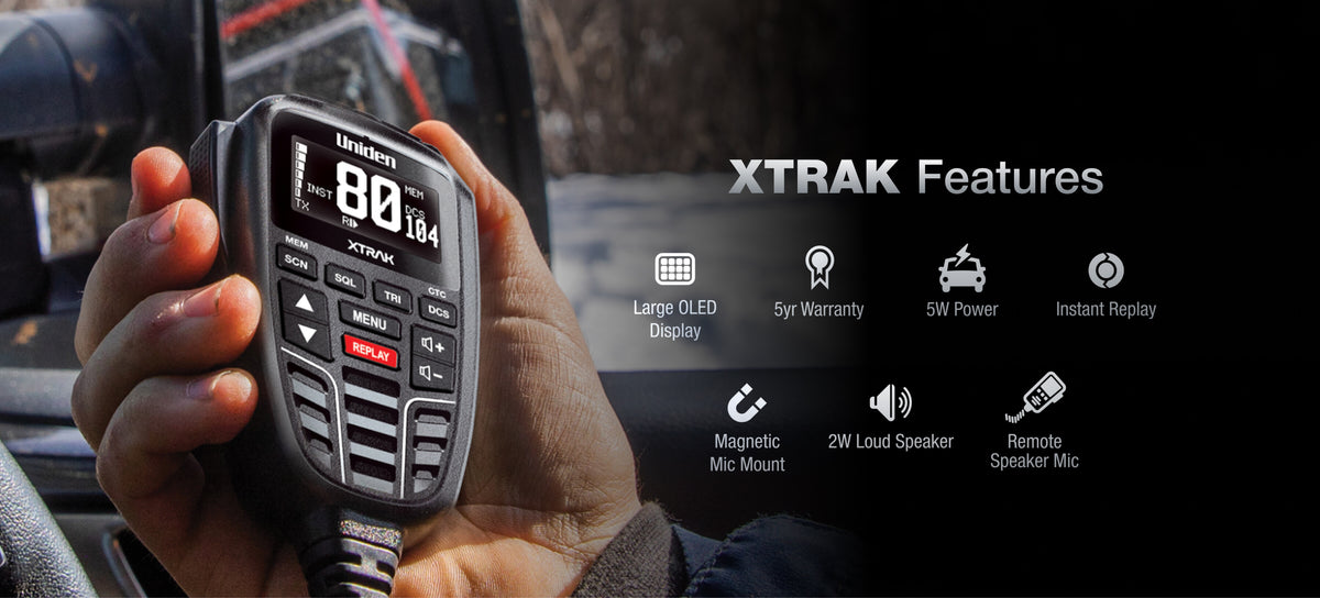 XTRAK 50 | 5 Watt Waterproof Smart UHF Handheld Radio with Large OLED ...